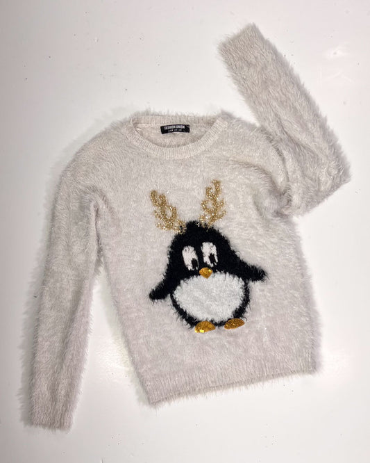 Penguin Christmas Jumper - UK 8