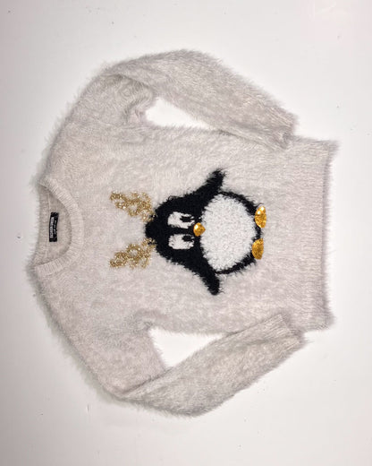Penguin Christmas Jumper - UK 8