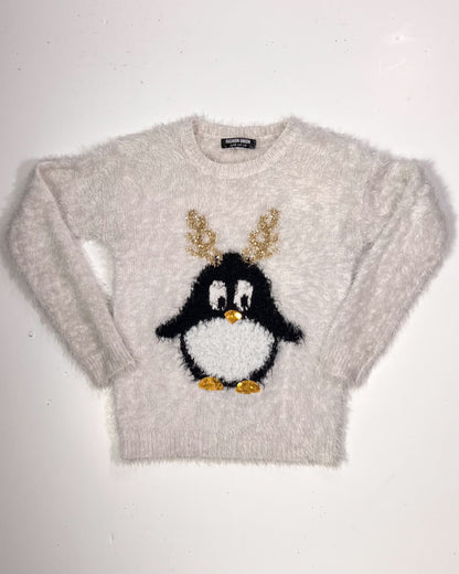 Penguin Christmas Jumper - UK 8
