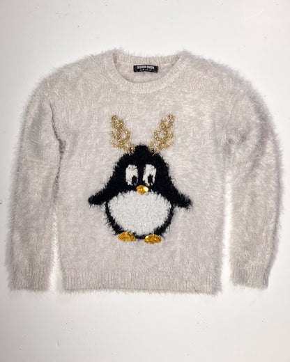 Penguin Christmas Jumper - UK 8