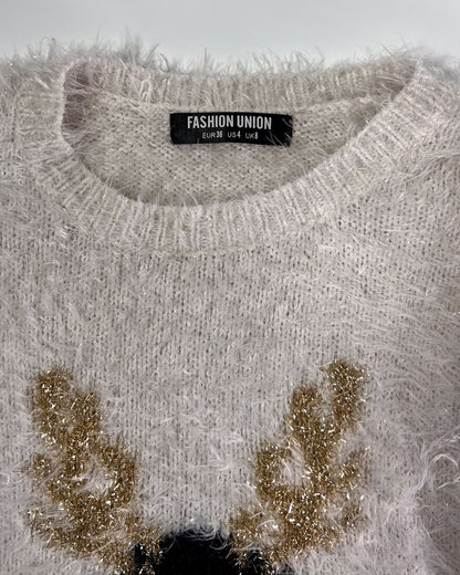 Penguin Christmas Jumper - UK 8