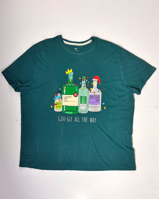 Gin-gle All The Way Christmas T-Shirt - XXL