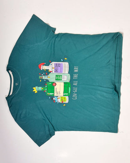 Gin-gle All The Way Christmas T-Shirt - XXL