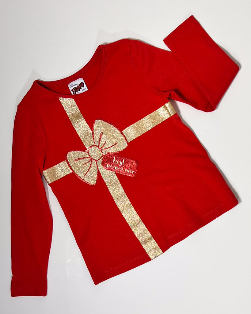 Kid's Best Present Christmas T-Shirt - 4-5 Years