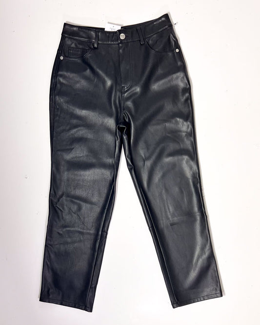 Next Leather Look Trousers - UK8