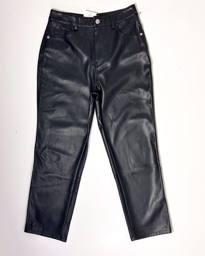 Next Leather Look Trousers - UK8