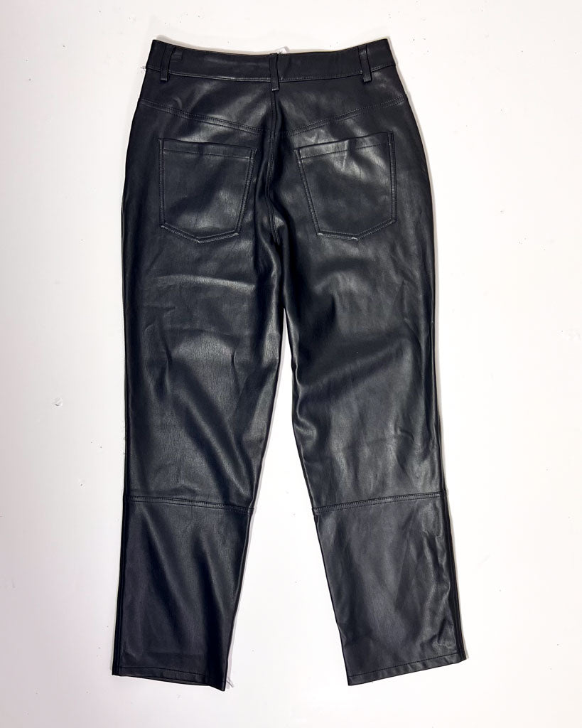 Next Leather Look Trousers - UK8