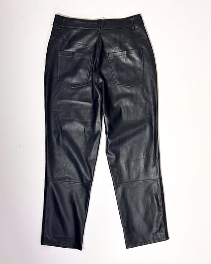Next Leather Look Trousers - UK8