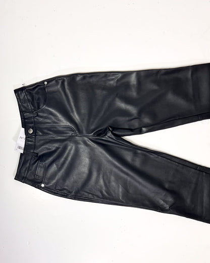 Next Leather Look Trousers - UK8
