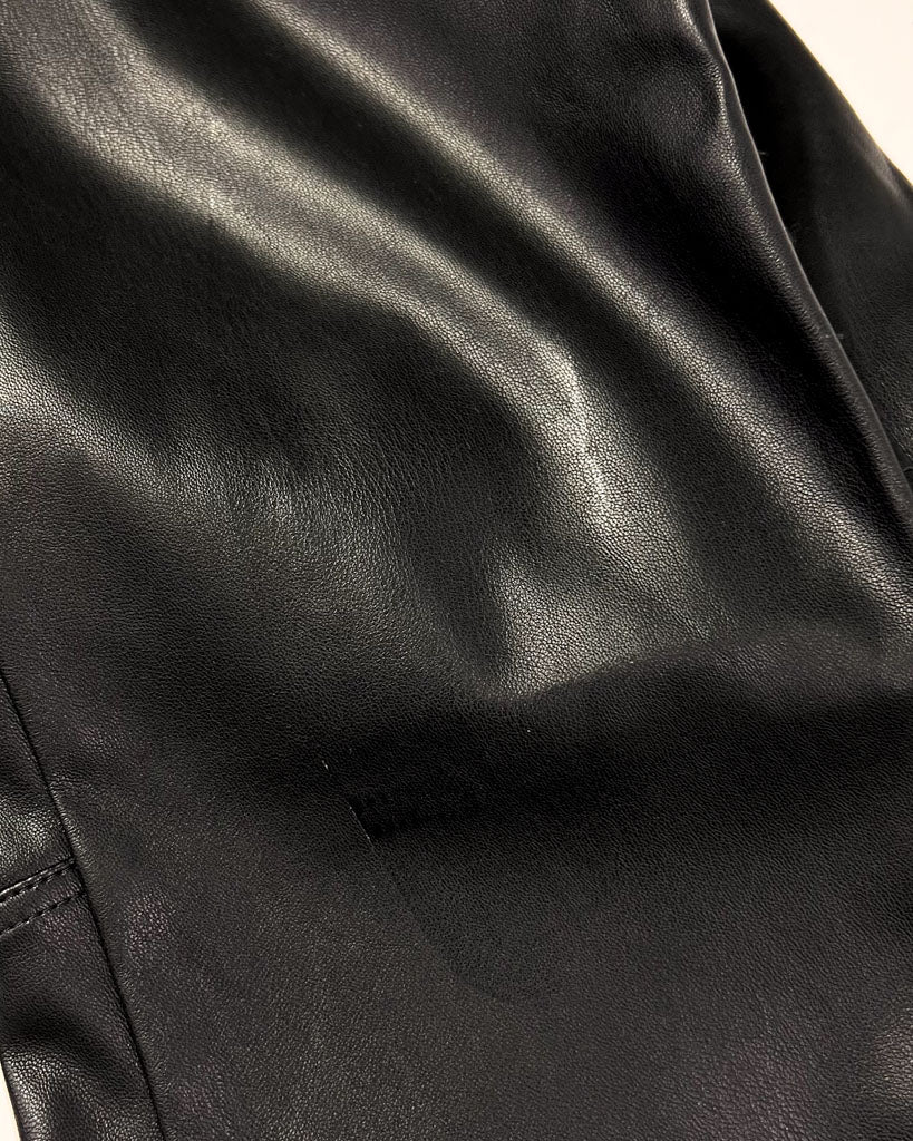 Next Leather Look Trousers - UK8