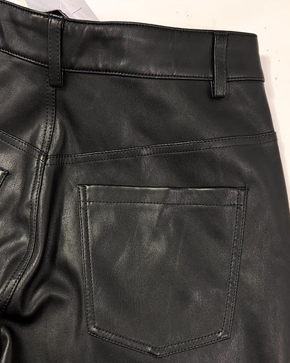 Next Leather Look Trousers - UK8