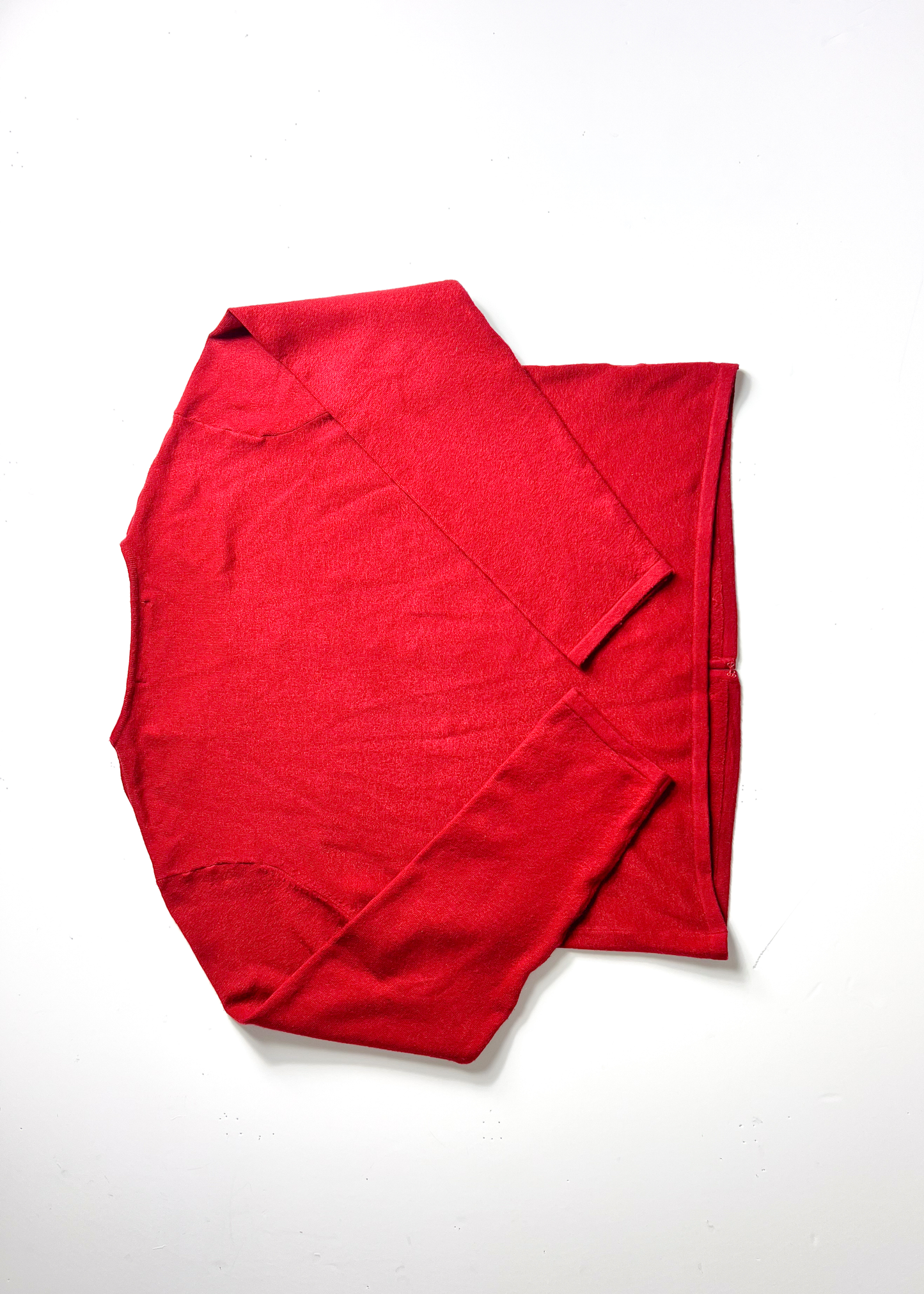 Amaranto Vintage Red Beaded Cardigan - Large