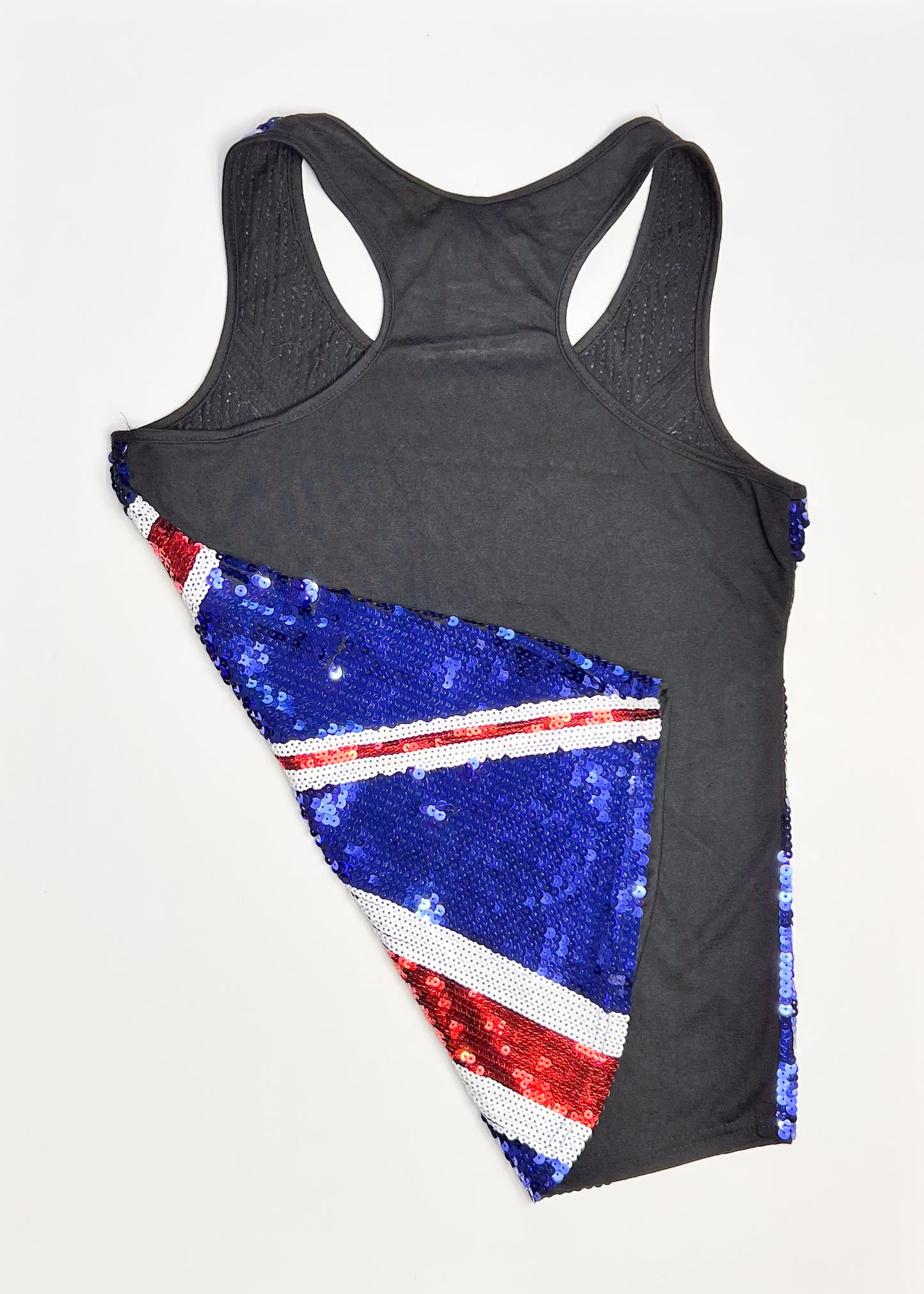 Union Jack Sequin Tank Top