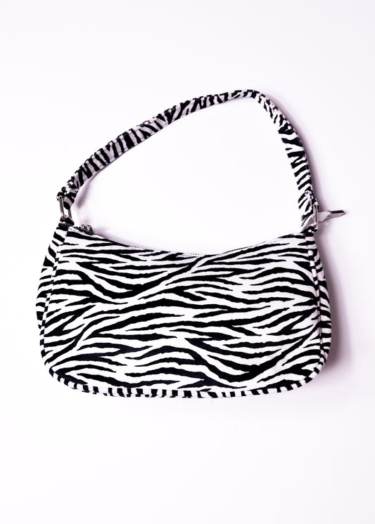 Y2K Zebra Handbag