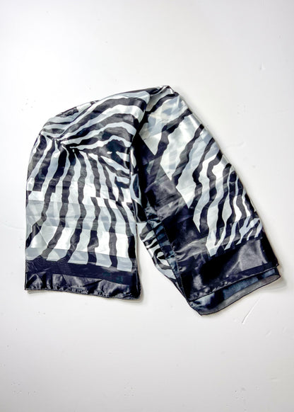 Zebra Print Square Scarf