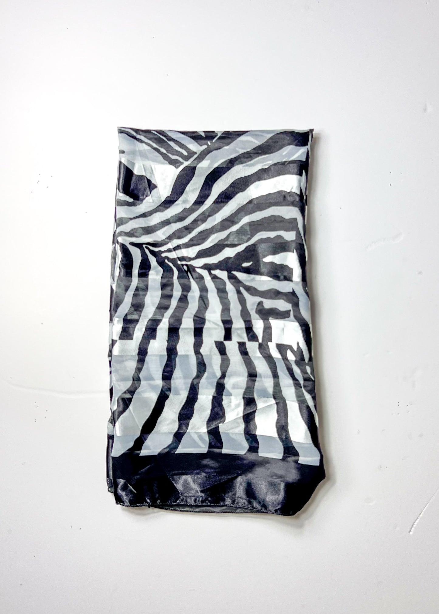 Zebra Print Square Scarf