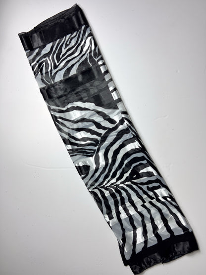 Zebra Print Square Scarf