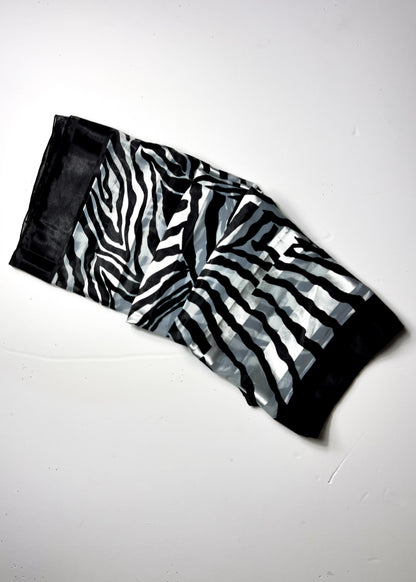 Zebra Print Square Scarf