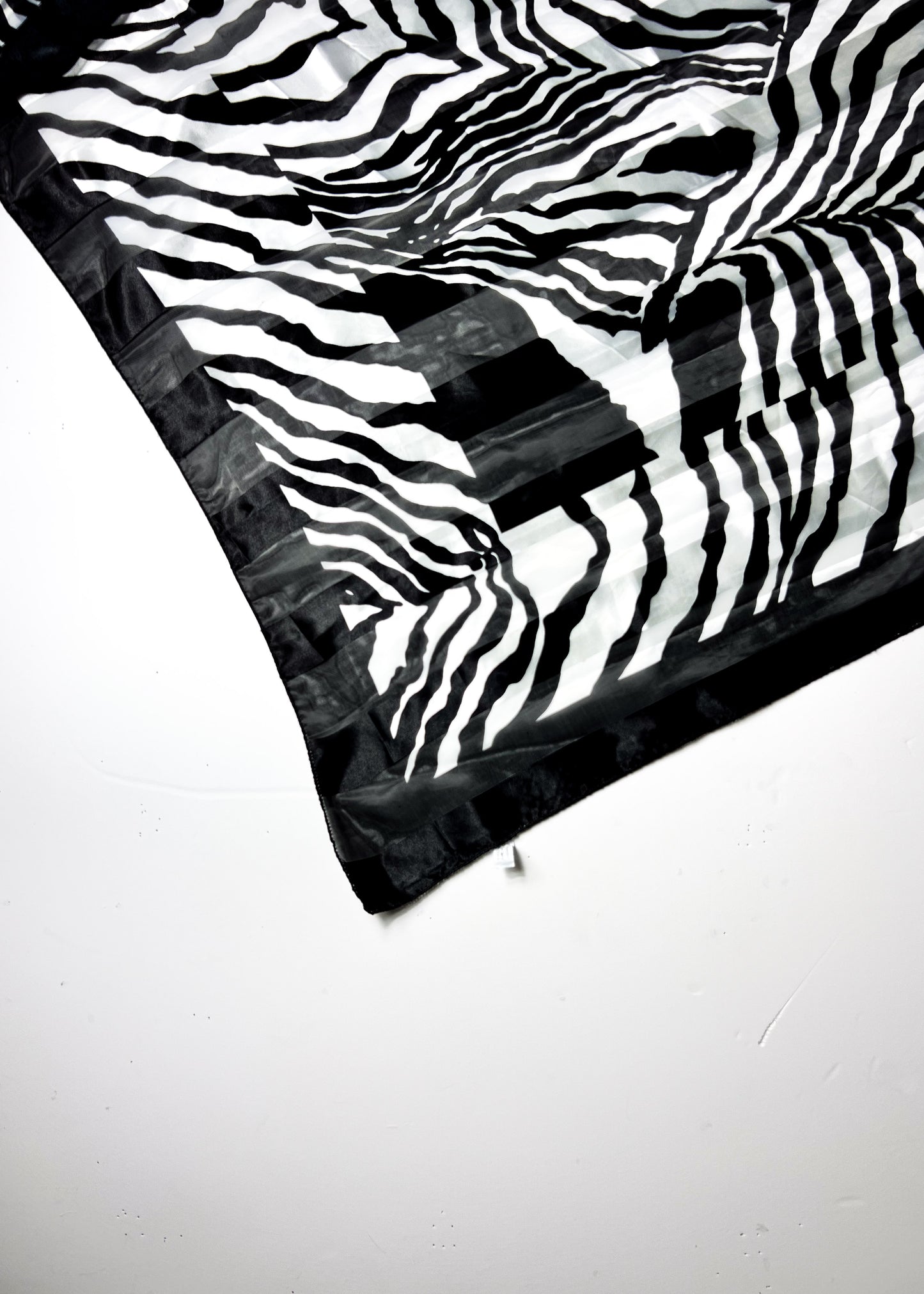 Zebra Print Square Scarf