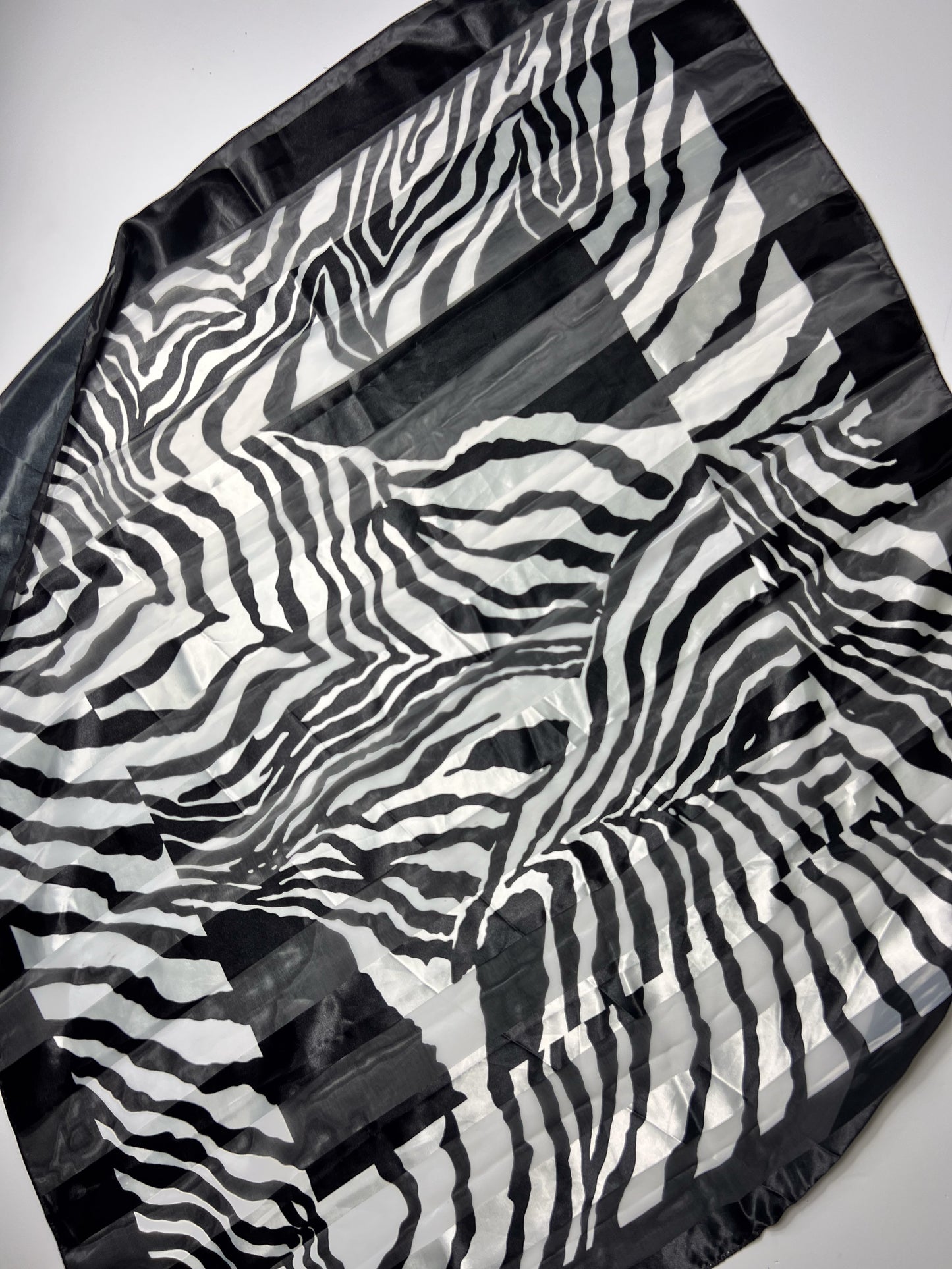 Zebra Print Square Scarf
