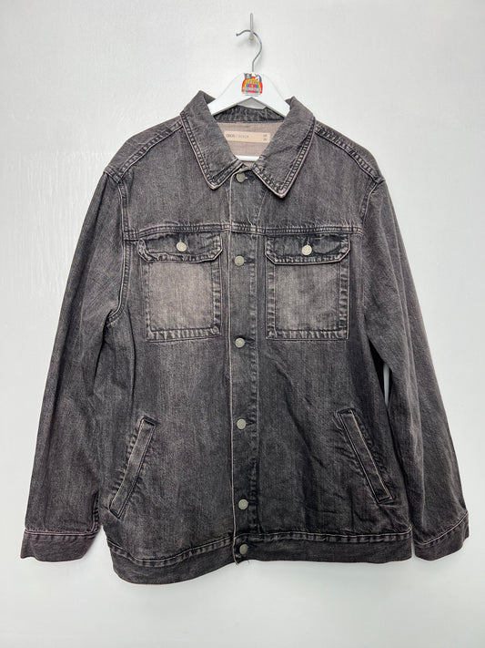 Asos Oversized Boxy Grey Denim Jacket - X Large