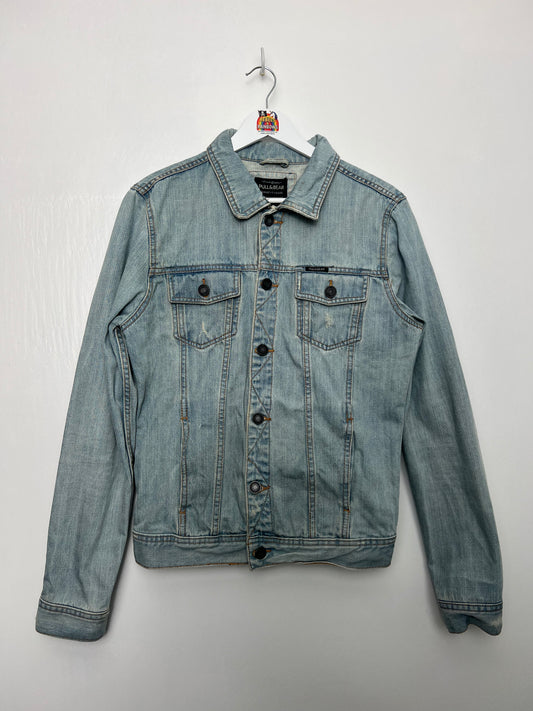 Pull & Bear Light Blue Denim Jacket - Small - Marked