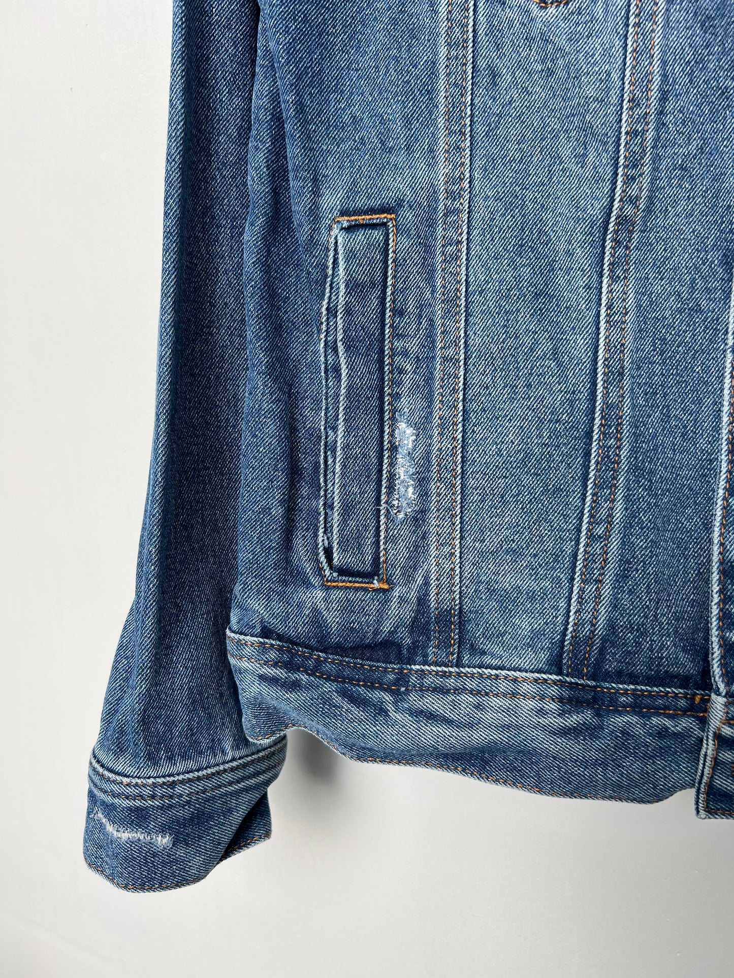 Mid Blue Zara Man Denim Jacket - Medium