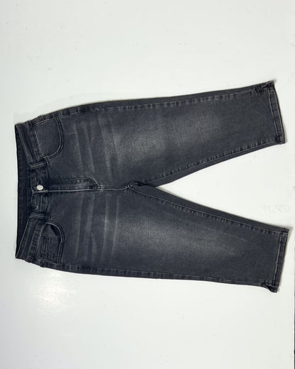 Grey Denim Pedal Pushers - UK10