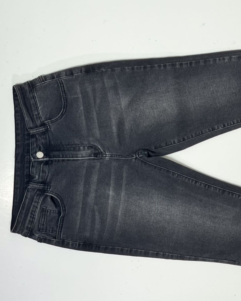 Grey Denim Pedal Pushers - UK10
