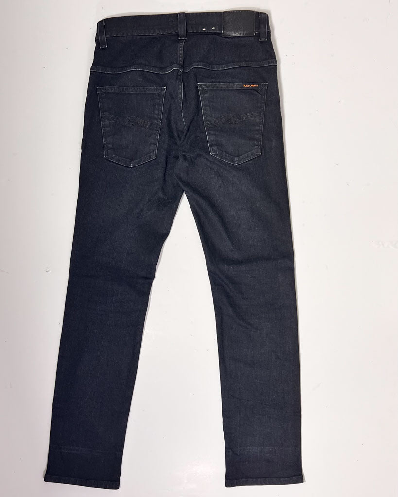 Nudie Denim Slim Jeans Black Thin Finn - 32" 32"