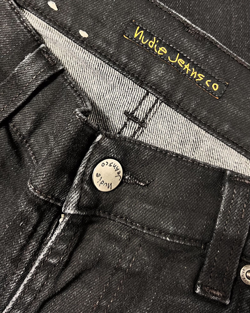 Nudie Denim Slim Jeans Black Thin Finn - 32" 32"