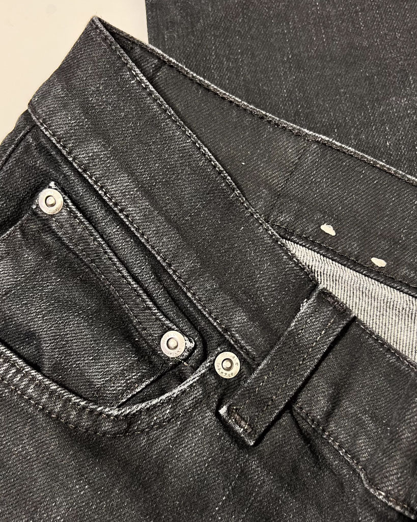 Nudie Denim Slim Jeans Black Thin Finn - 32" 32"