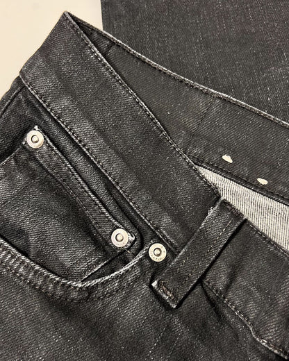 Nudie Denim Slim Jeans Black Thin Finn - 32" 32"