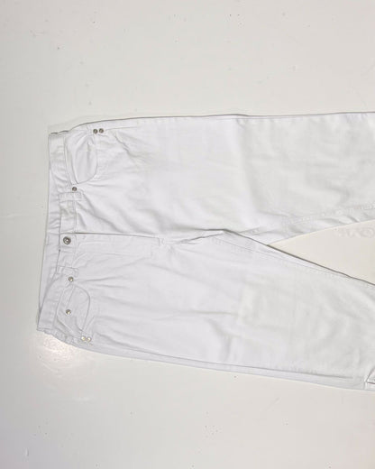White Denim Pedal Pushers - UK10