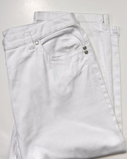 White Denim Pedal Pushers - UK10