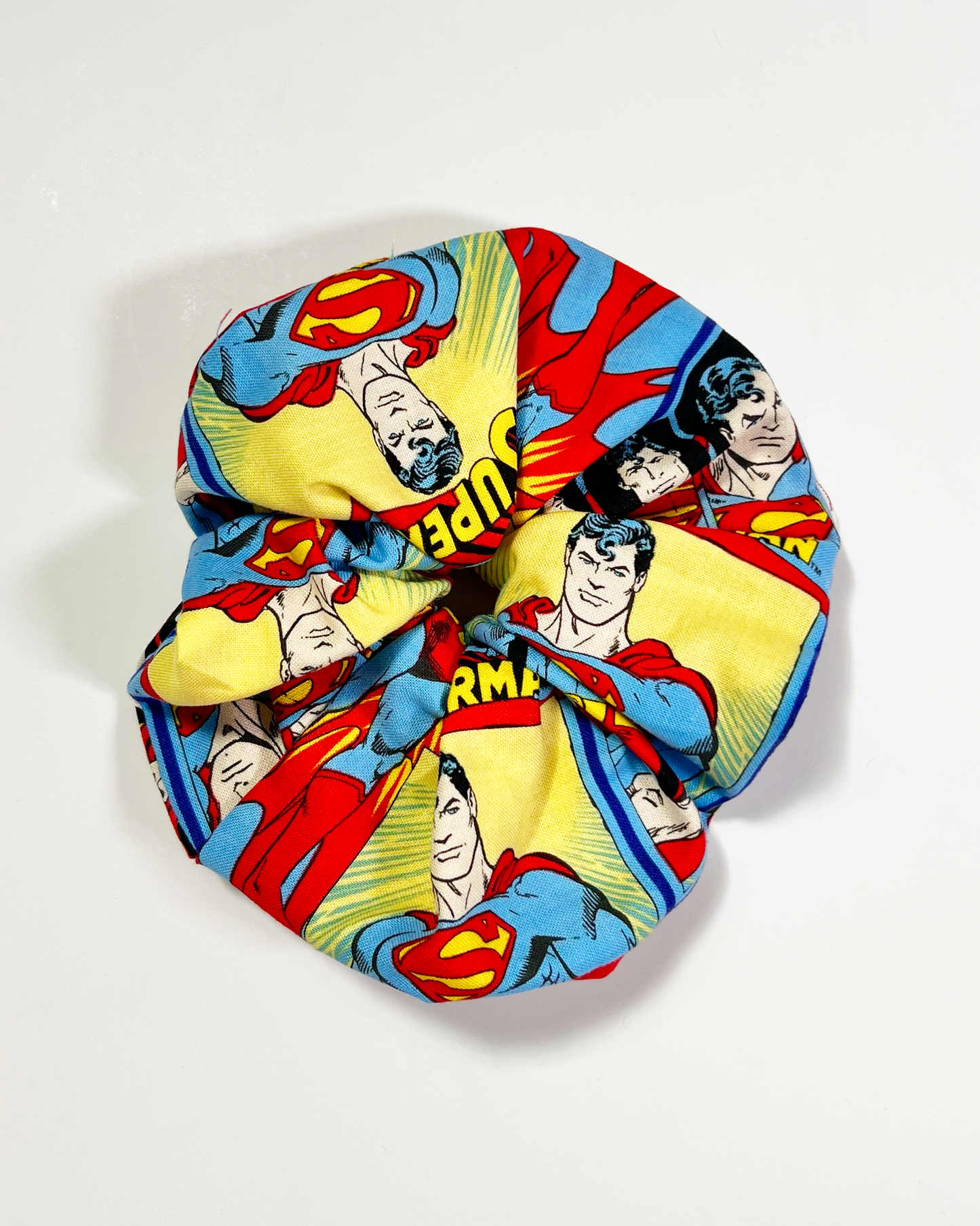 Large Superman DC Comics Hair Scrunchie