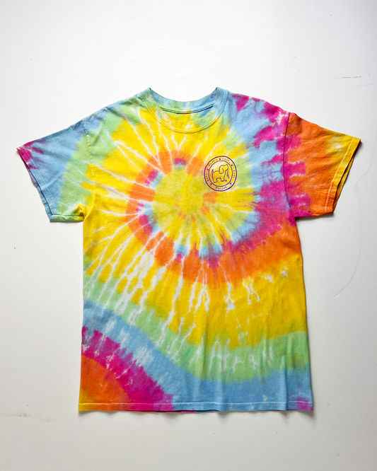 Myrtle Beach Dog Graphic Tye-Dye T-Shirt - Medium