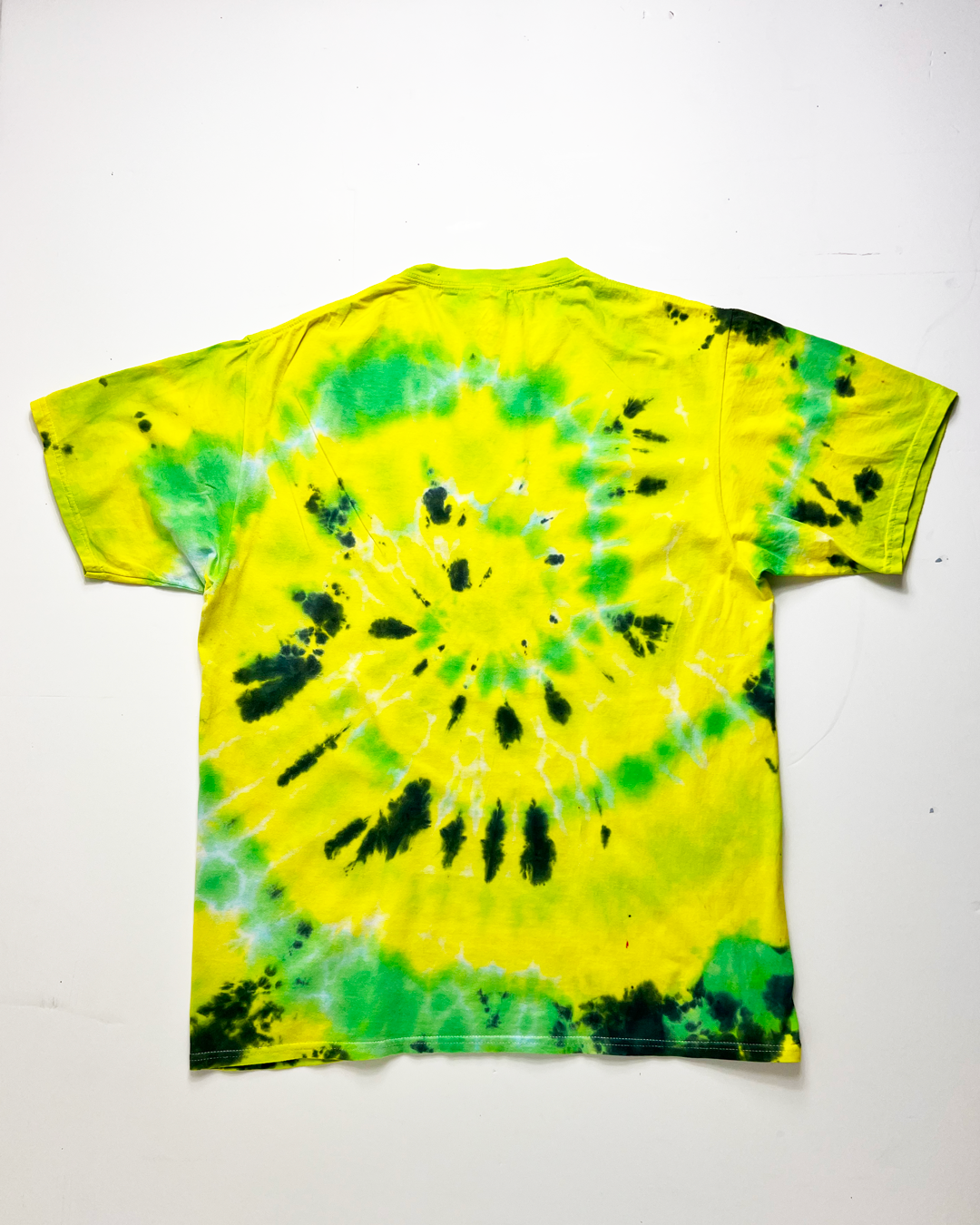 Disney Encanto Skull Graphic Neon Tie Dye T-Shirt - Large