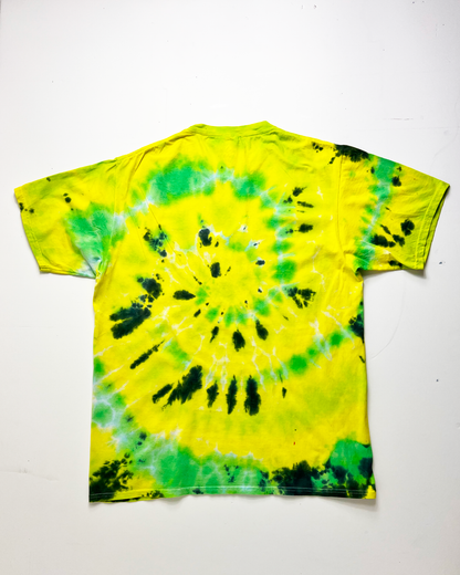 Disney Encanto Skull Graphic Neon Tie Dye T-Shirt - Large