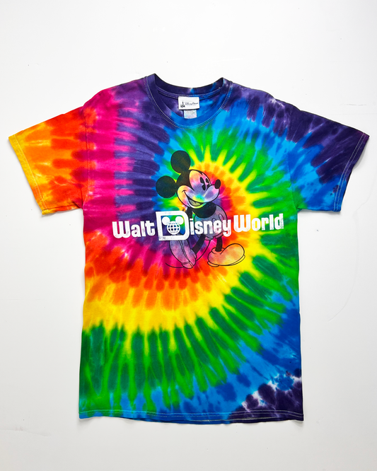 Walt Disney World Rainbow Tie-Dye T-Shirt - Medium