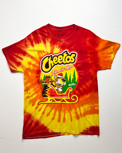 Cheetos Orange Tie-Dye T-Shirt - Medium