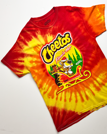 Cheetos Orange Tie-Dye T-Shirt - Medium
