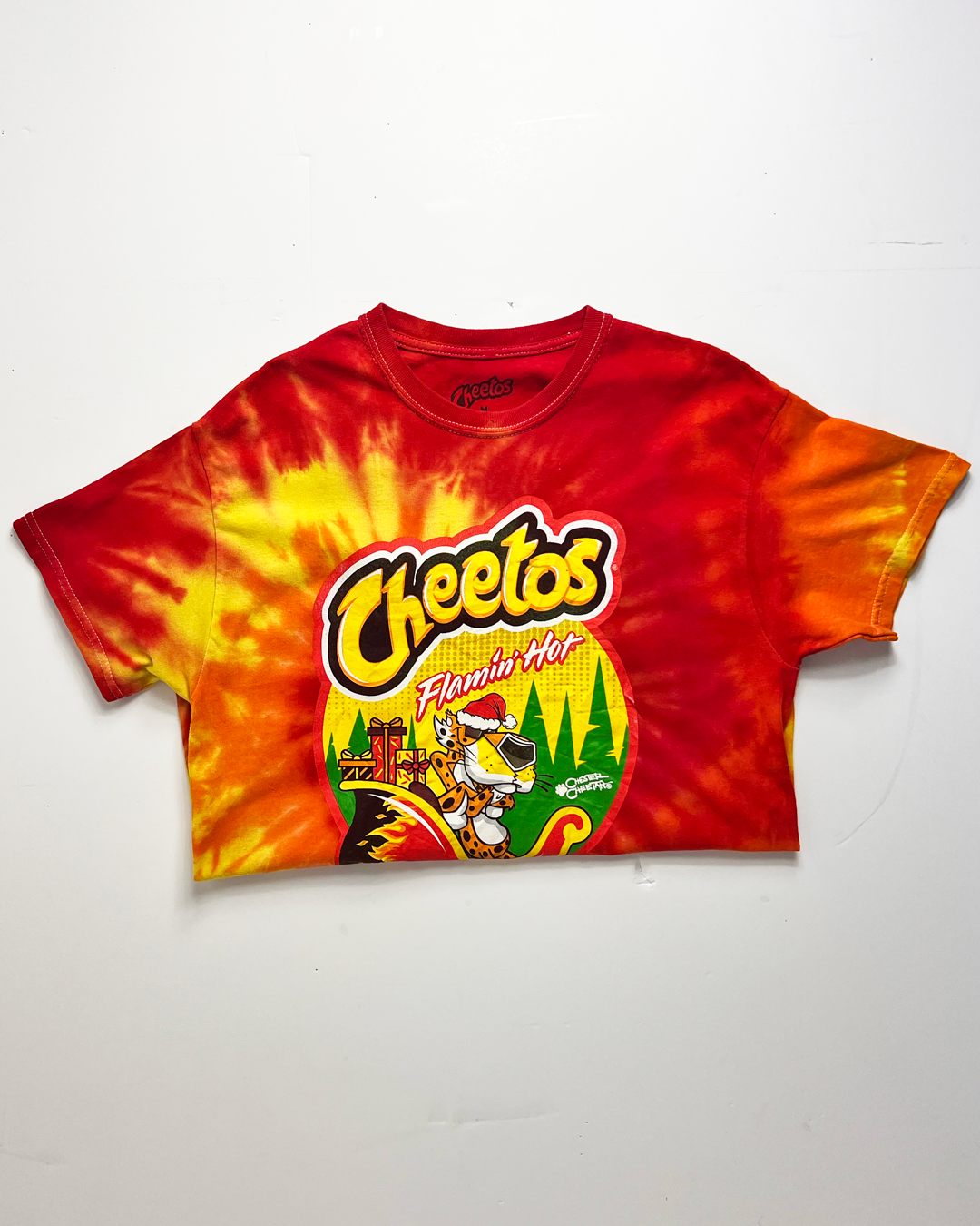 Cheetos Orange Tie-Dye T-Shirt - Medium