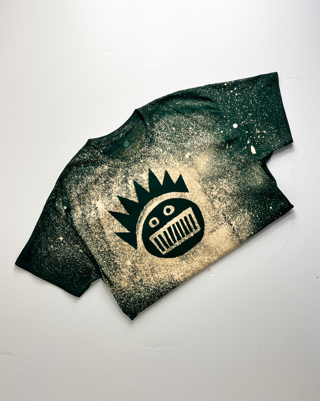 Castaway Wilson Green Tie-Dye T-Shirt - Large
