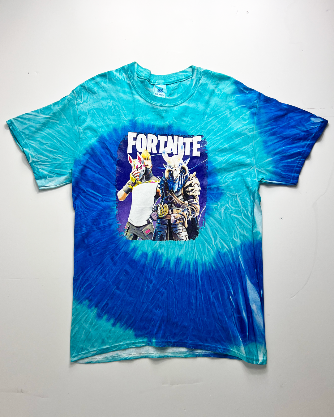 Fortnite Tie-Dye Gaming T-Shirt - Medium