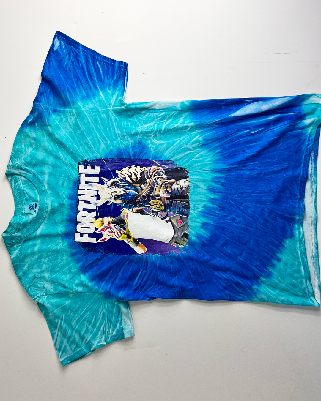 Fortnite Tie-Dye Gaming T-Shirt - Medium