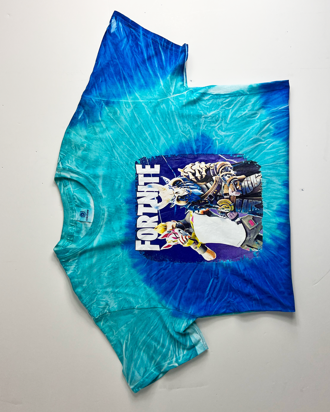 Fortnite Tie-Dye Gaming T-Shirt - Medium