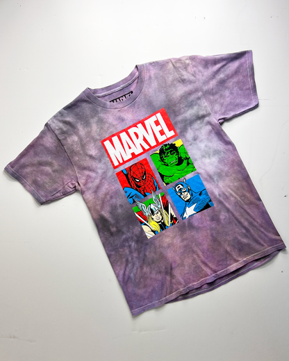 Marvel Purple Tie-Dye T-Shirt - Medium