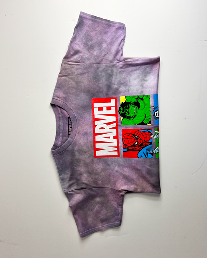 Marvel Purple Tie-Dye T-Shirt - Medium