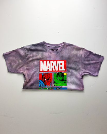 Marvel Purple Tie-Dye T-Shirt - Medium